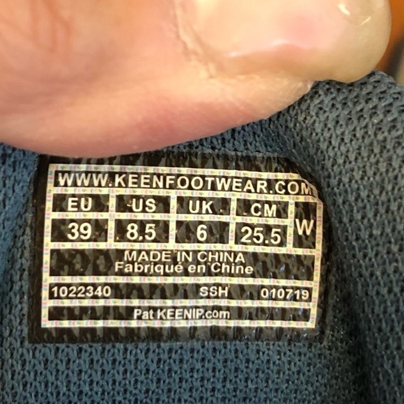 Keen Terradora 2 Waterproof, Teal/Grey, Size 8.5 - Picture 7 of 11